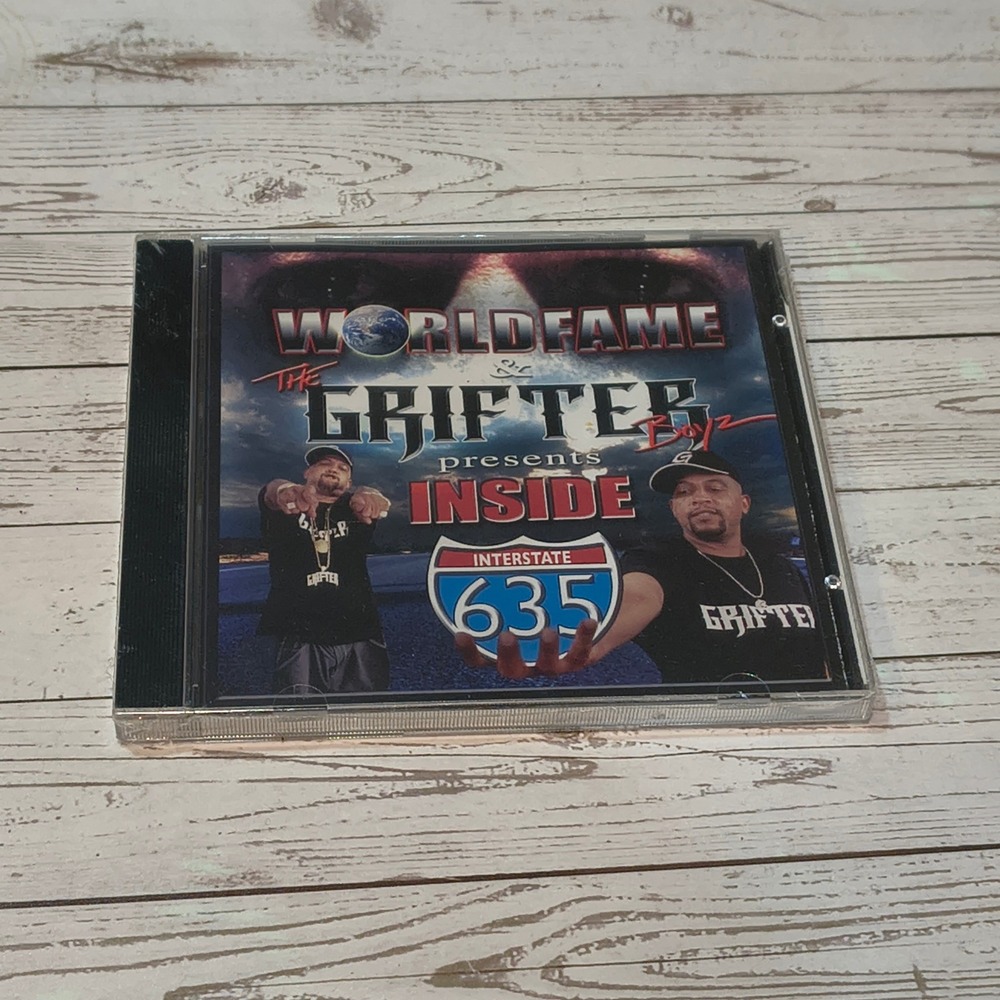 WorldFame The Grifter Boyz Inside Interstate 635 CD 2002 Dallas Texas Rap SEALED